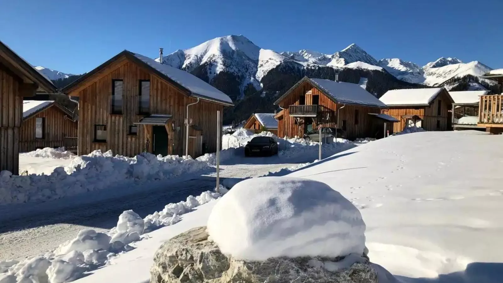 Das Edelweiss-Uitzicht winter