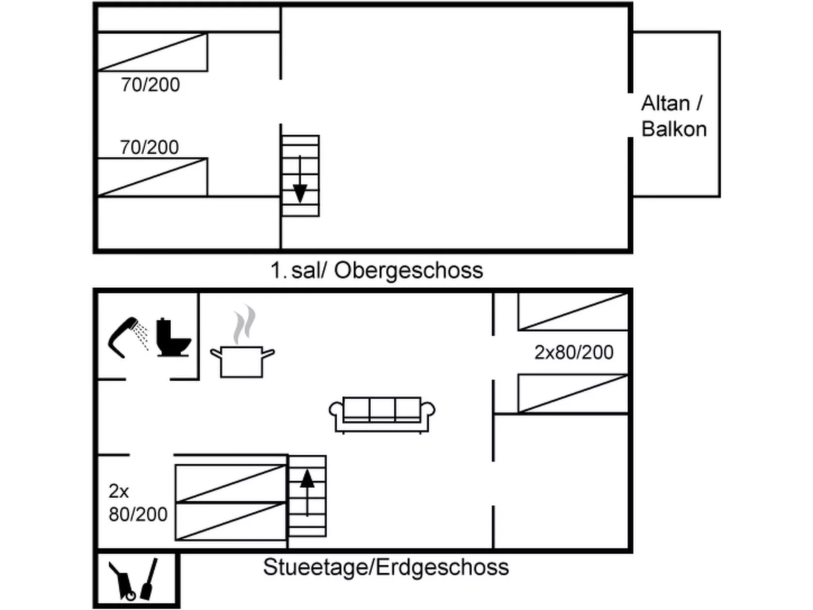"Laerke" - 200m from the sea
