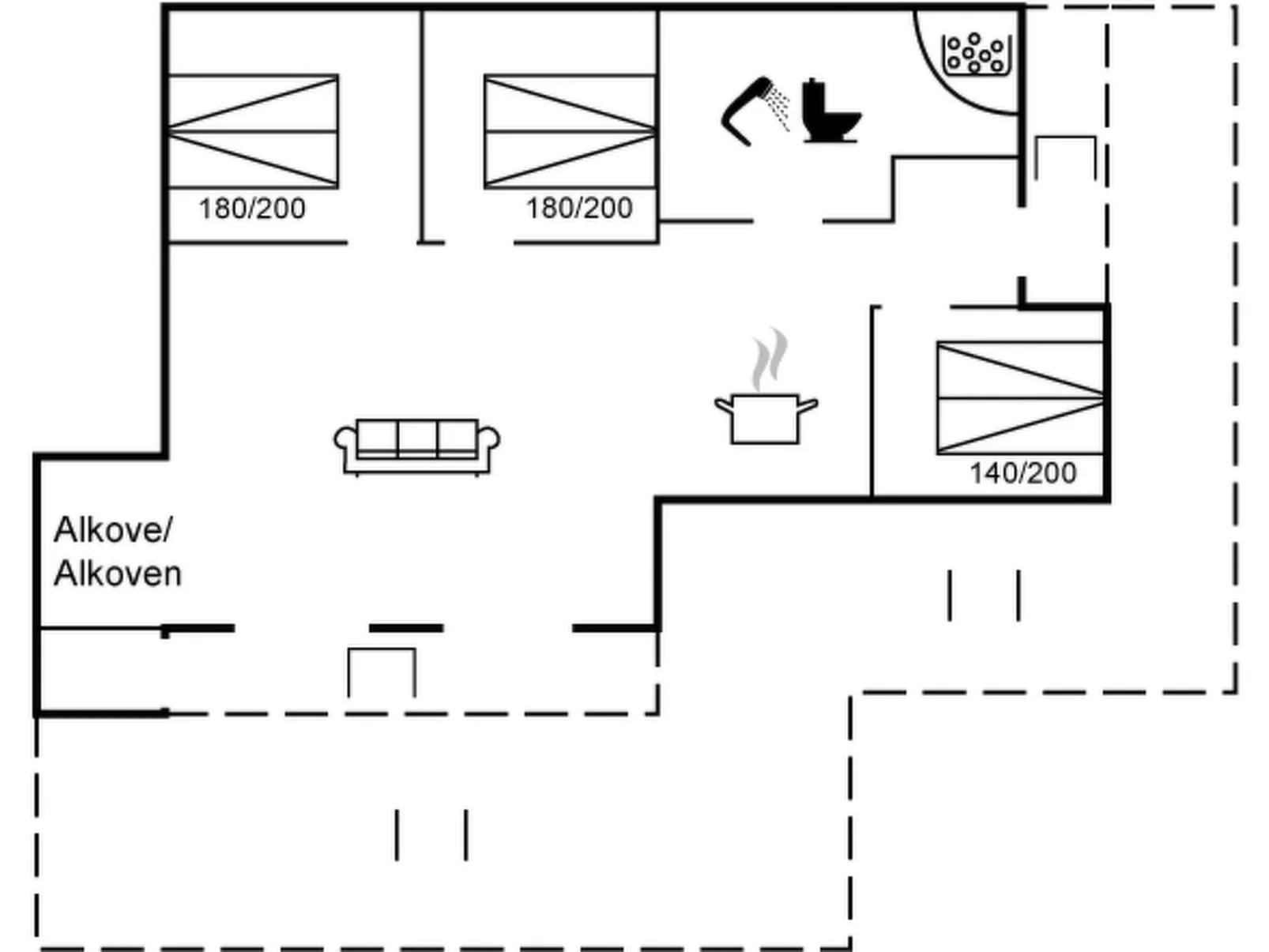 "Gret" - 700m from the sea