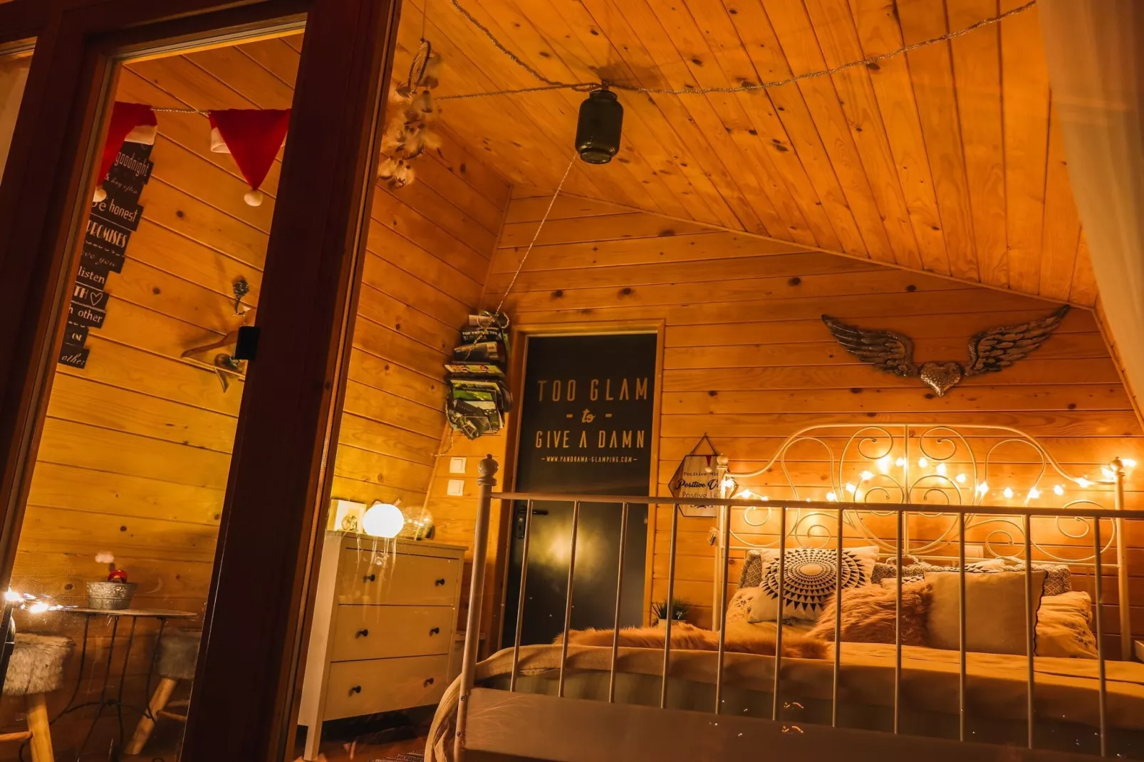 Rustic Refuge Glamping with Hot-Tub and Sauna - Double room with Terrace