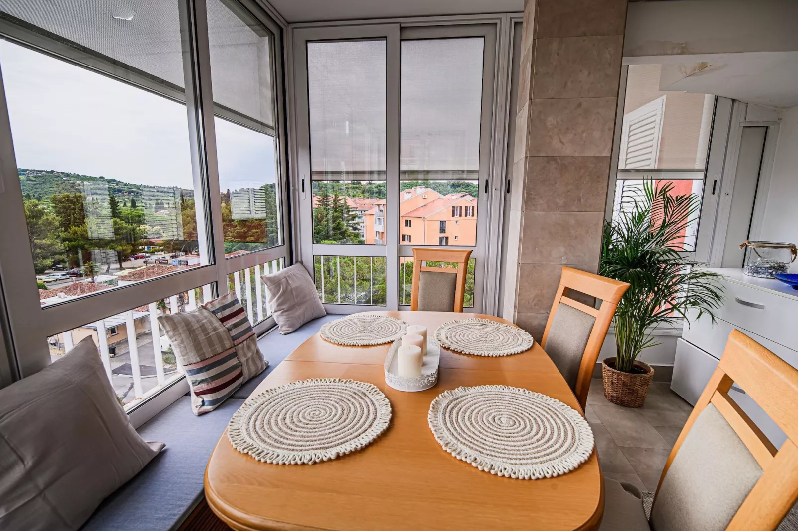 Elegant and Scenic Peaceful Apartments Portoroz - Studio Apartment with Terrace