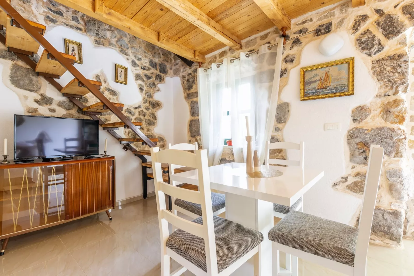 Rustical Resort Kokorići with Shared Outdoor Swimming Pool - One Bedroom Apartment with Terrace