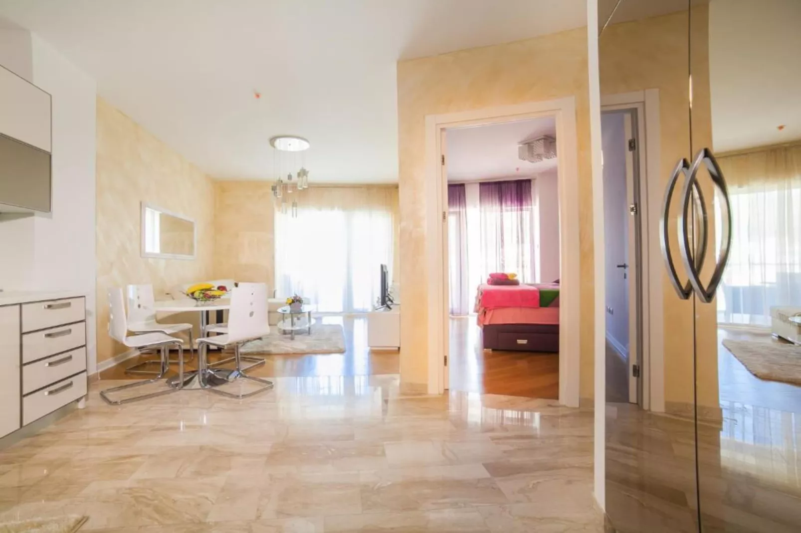 Exclusive Budva Stay Steps From the Beach - One Bedroom Apartment with Balcony