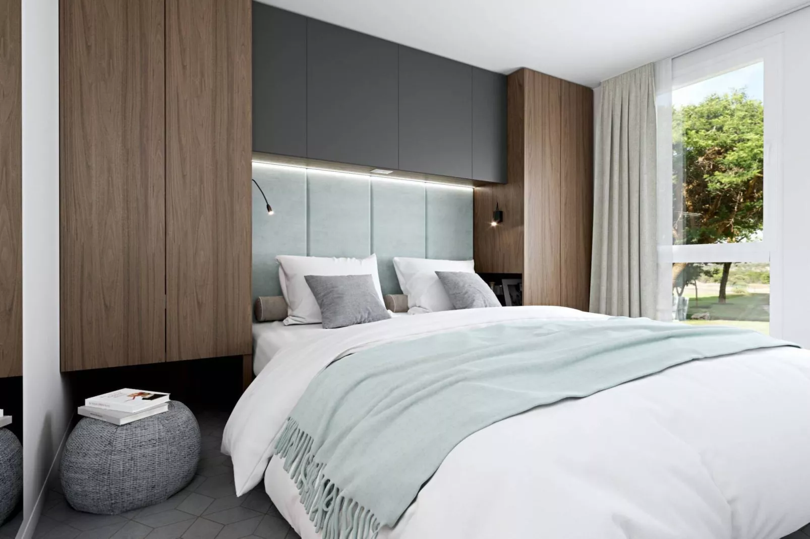 Mobile Homes Strasko Novalja Olive 34 qm für 5 Pers-Slaapkamer