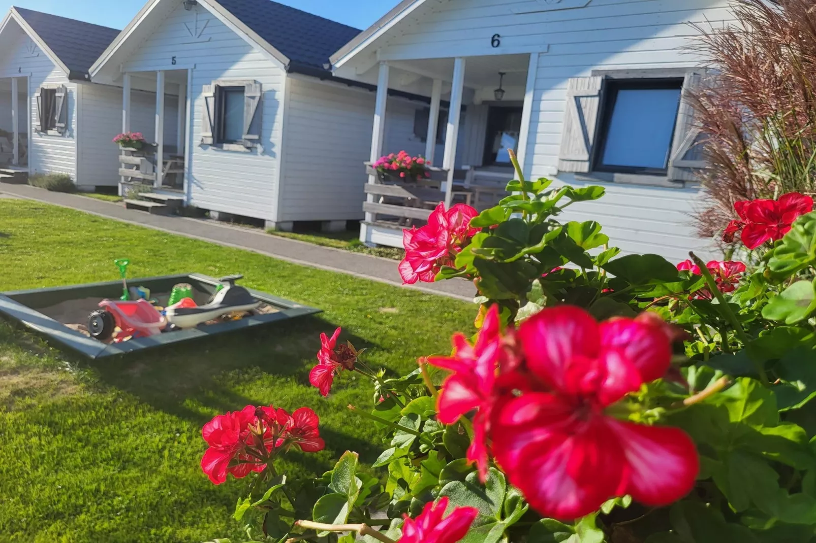 Domki wakacyjne w Gąskach-Tuinen zomer