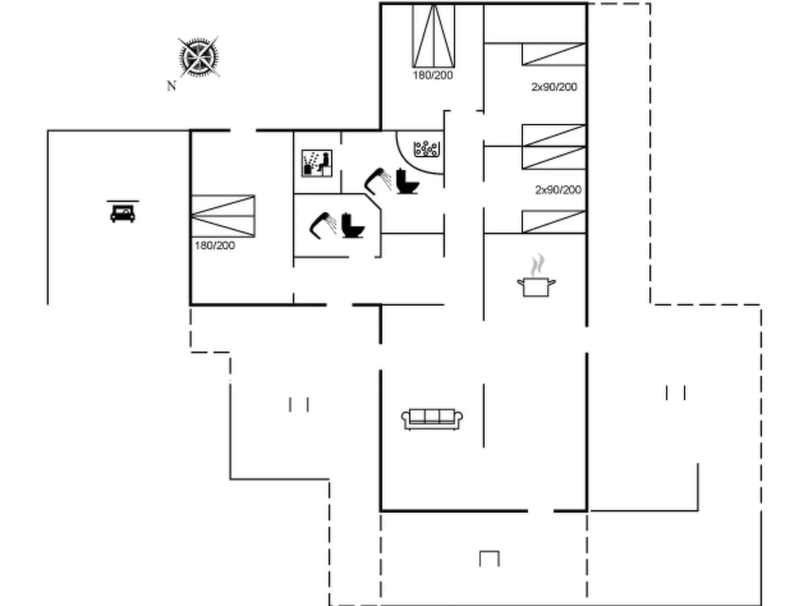 "Øthbiorn" - 1.1km from the sea