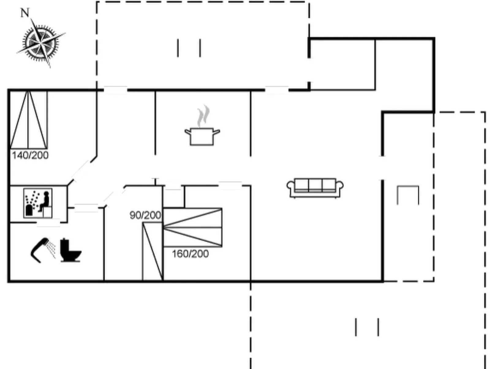 "Gyrial" - 950m from the sea