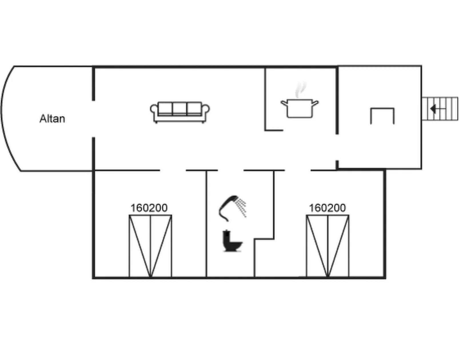 "Runhild" - 100m from the sea