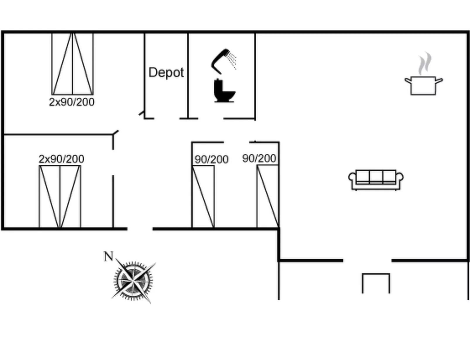 "Anu" - 300m to the fjord