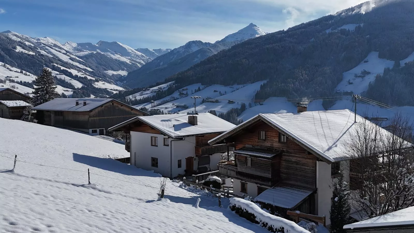 Tirola Chalet Alpbach-Uitzicht winter