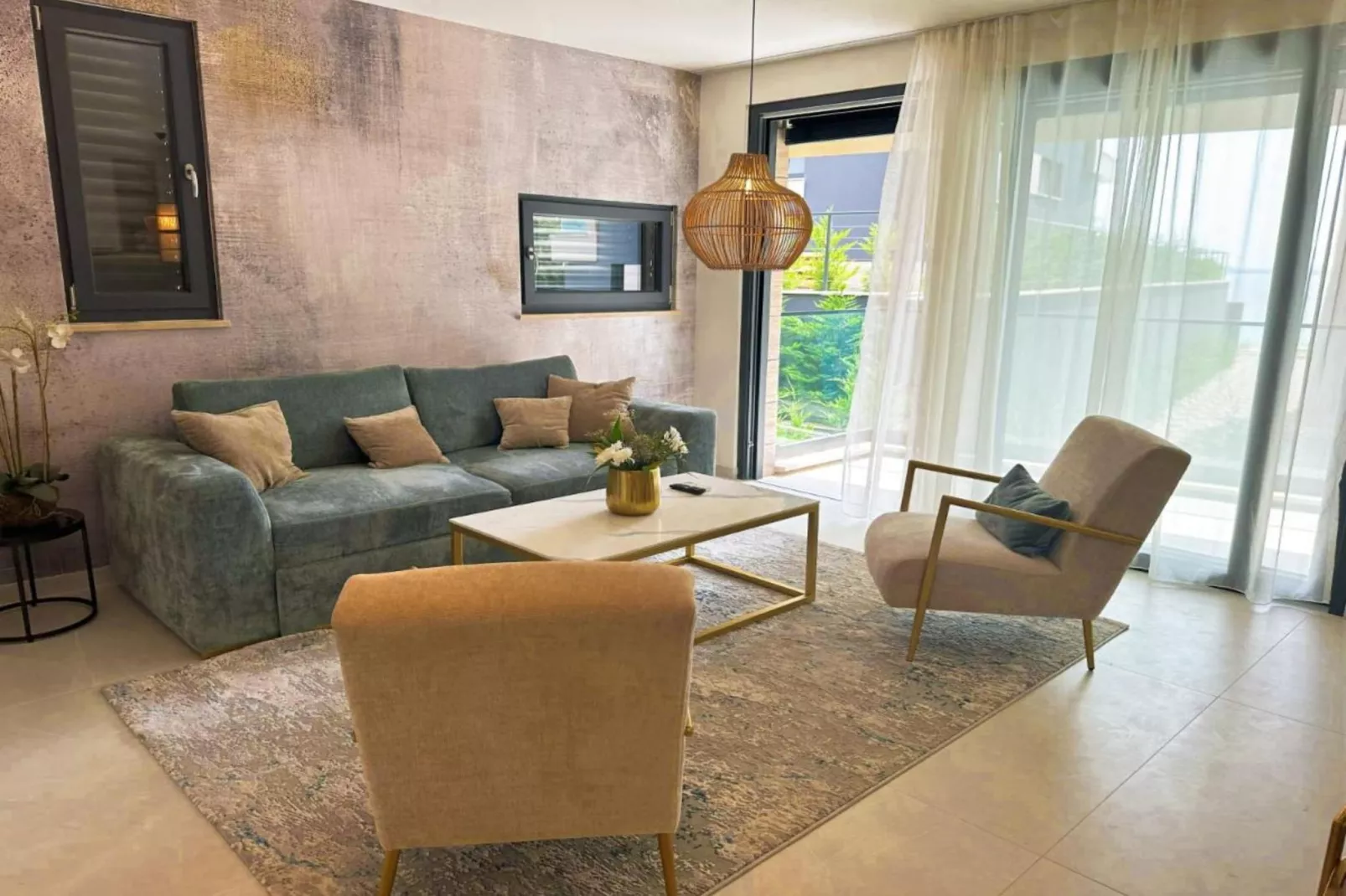 Leonarda Waterfront Residences- One-Bedroom Apartment With Terrace (The Sunset One) -S2