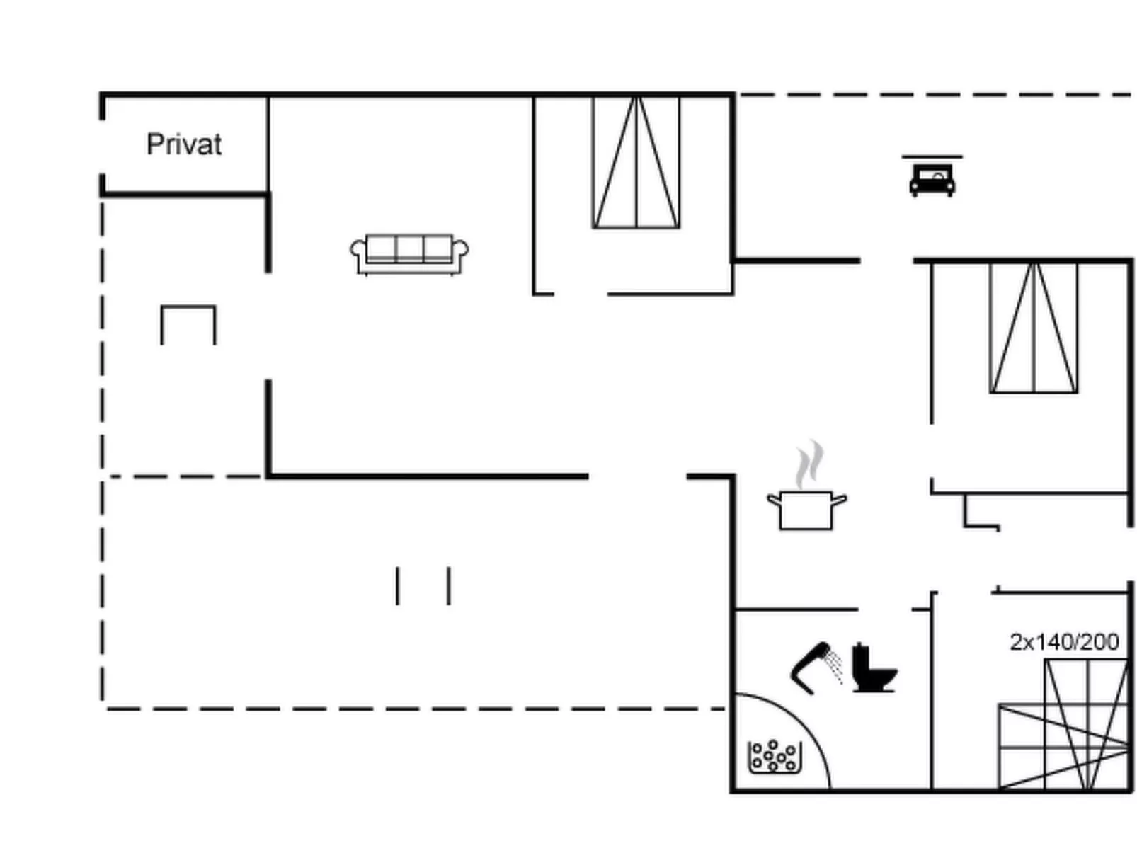 "Ginia" - 150m to the fjord-Binnen