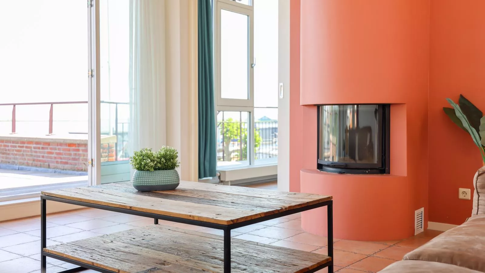 Penthouse-Woonkamer