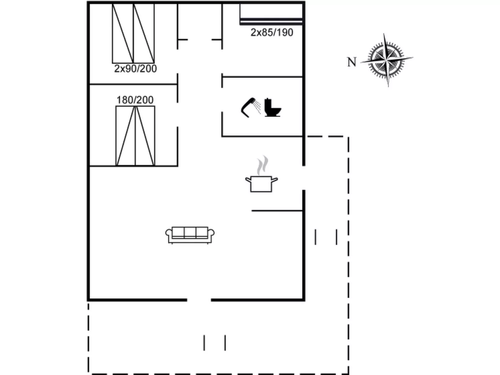 "Hélène" - 400m from the sea-Binnen