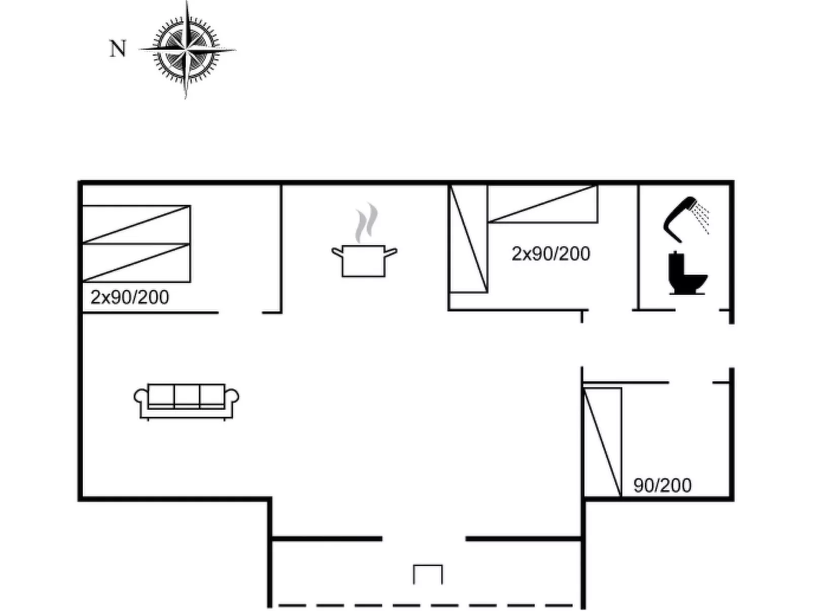 "Eliza" - 600m from the sea