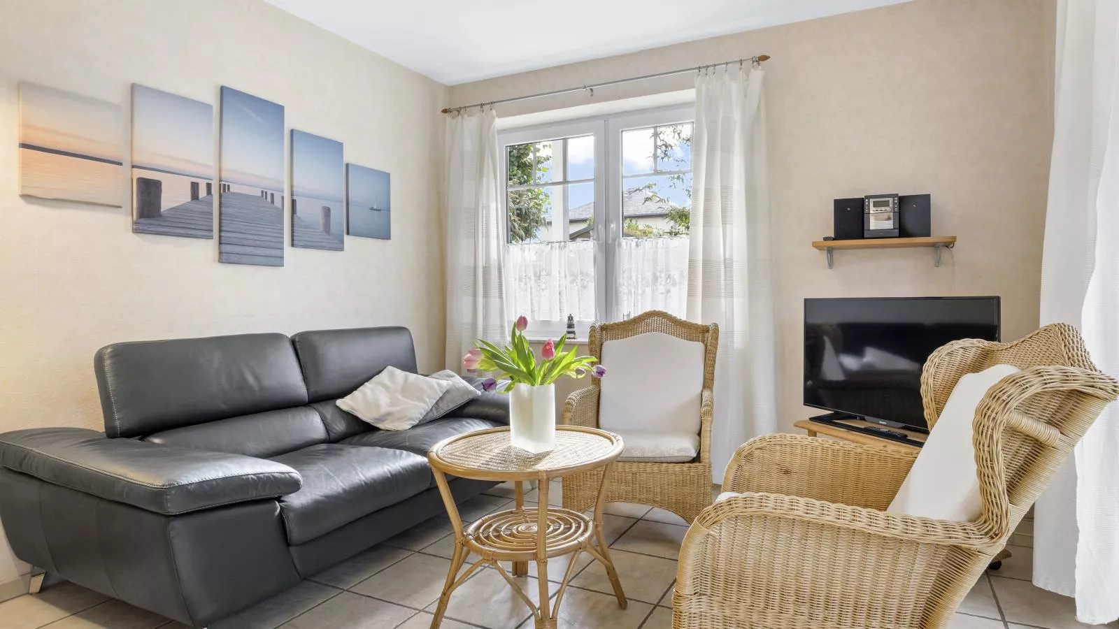 Nordlicht - Strandkorb EG-Woonkamer