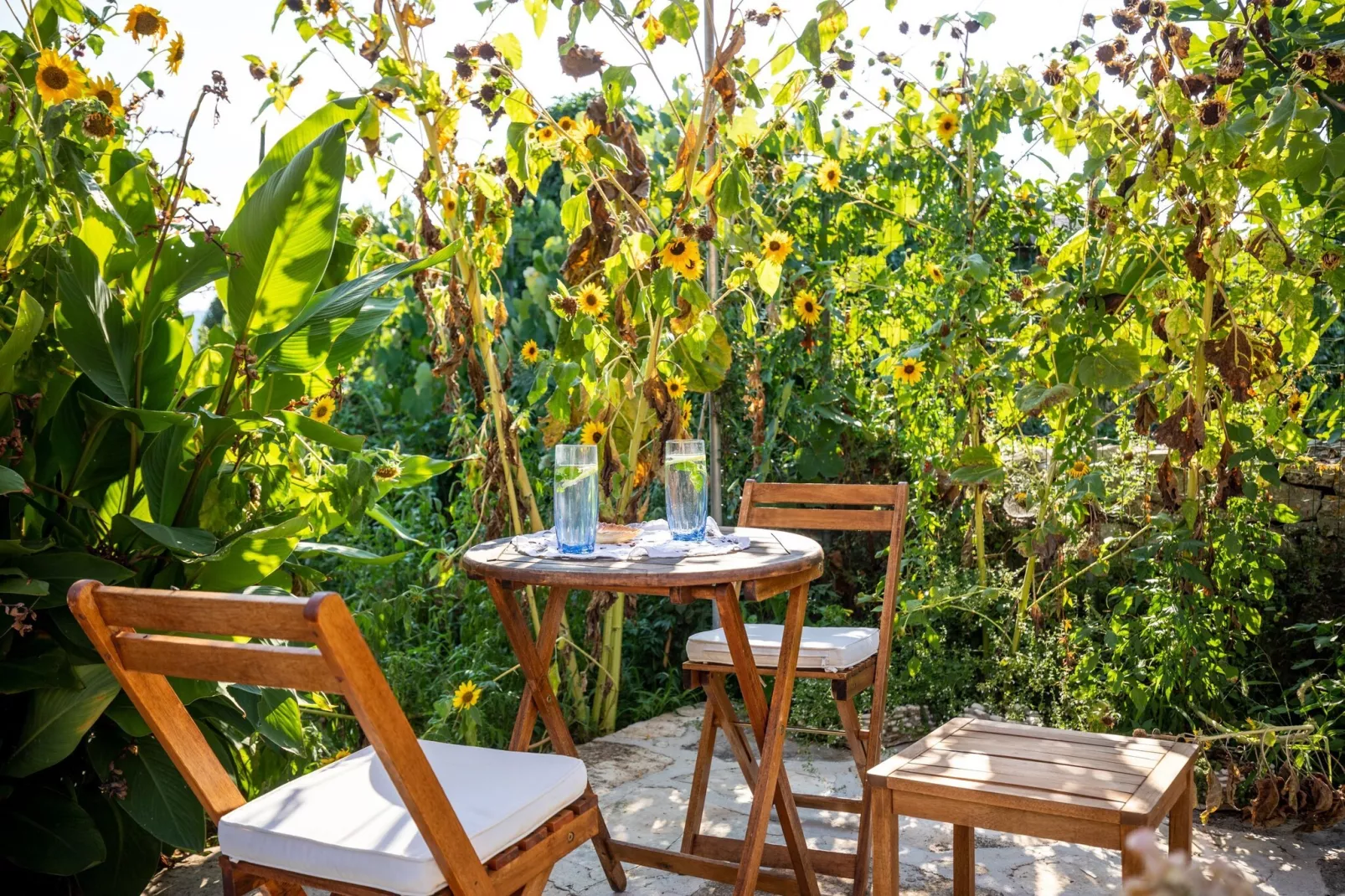 Stone House Harmony - One Bedroom Apartment with Patio and Garden View ( 1 )-Terras