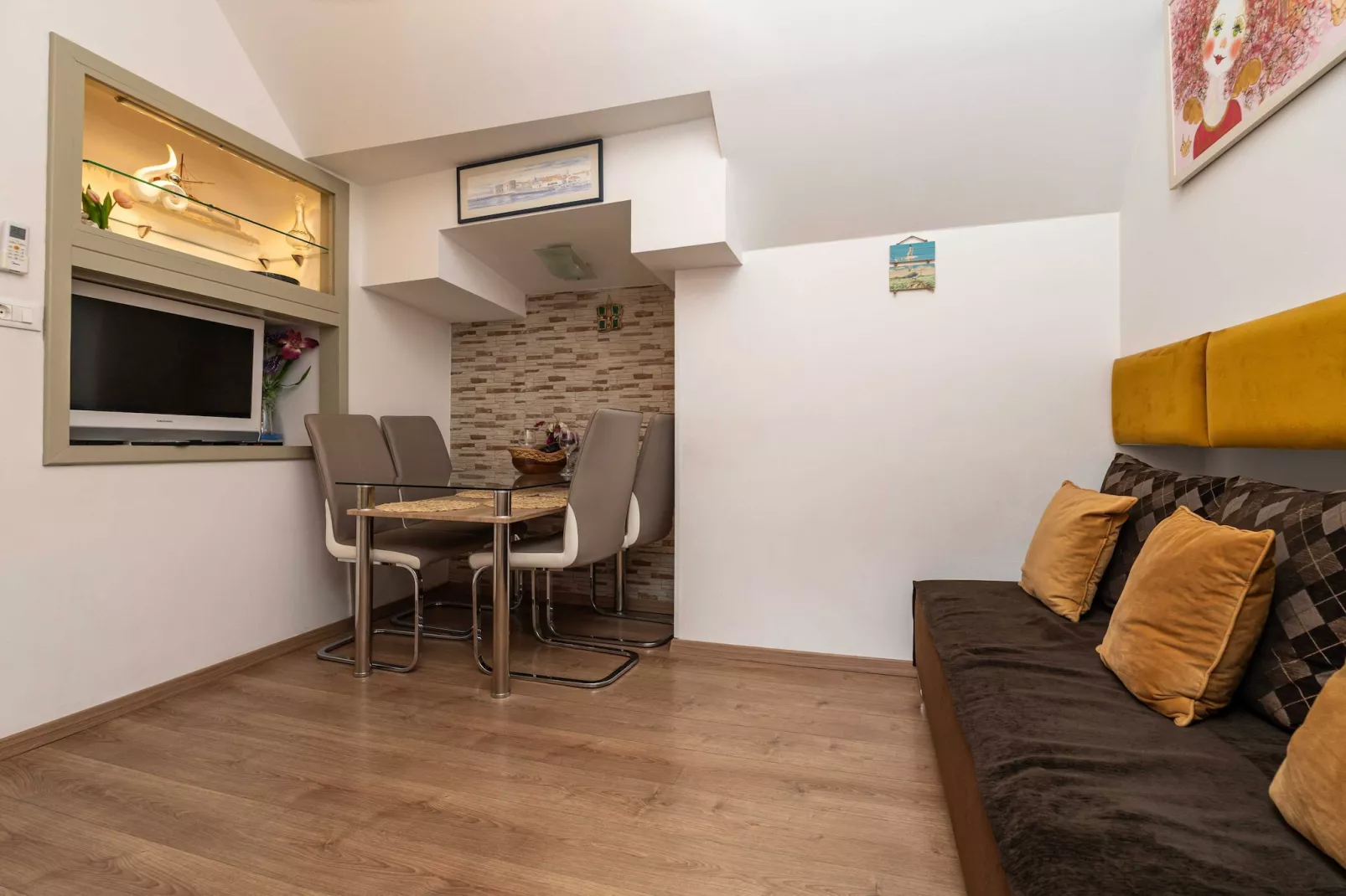 Apartment Neve - Two Bedroom Apartment-Woonkamer