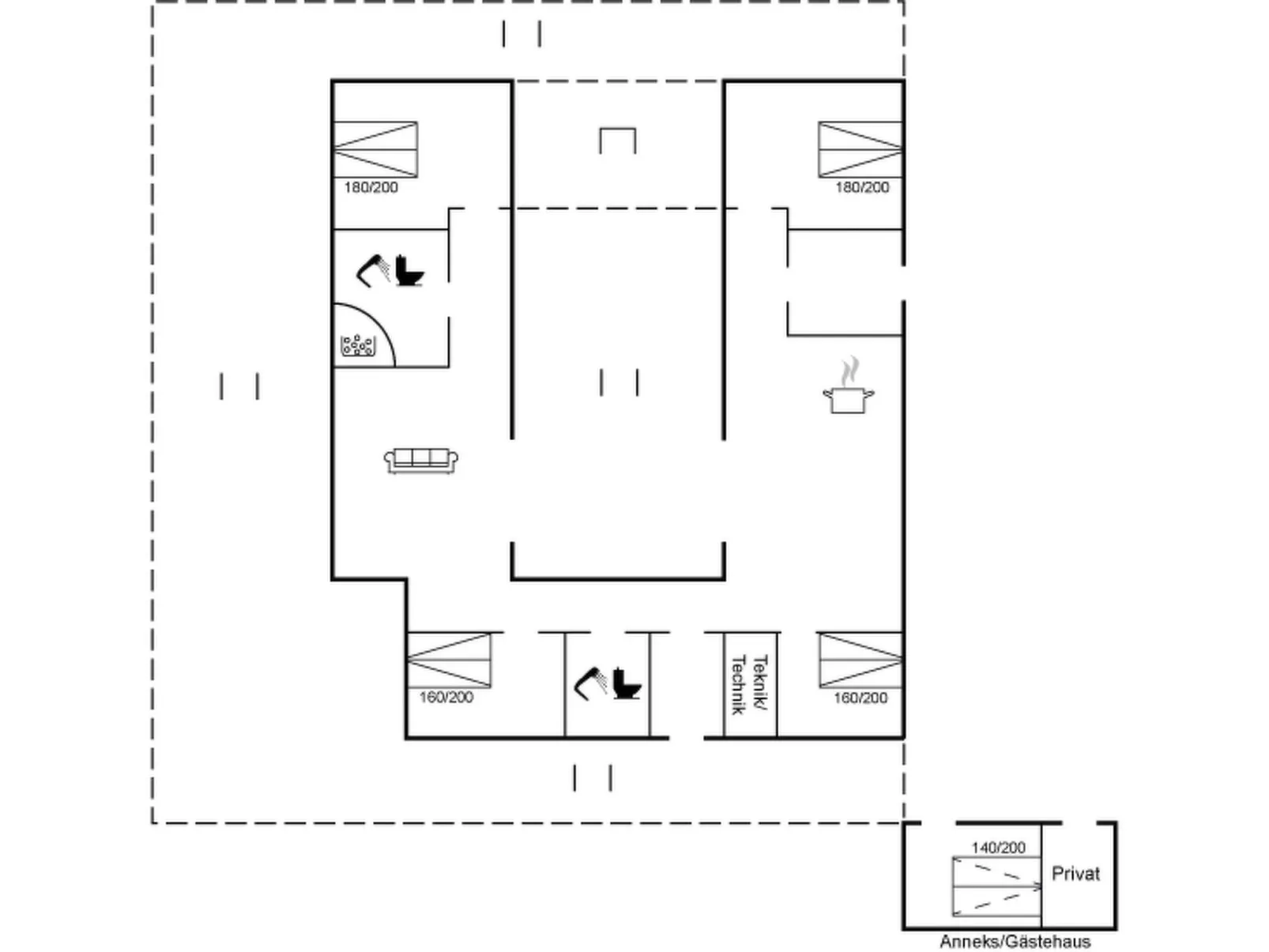 "Hortense" - 900m from the sea