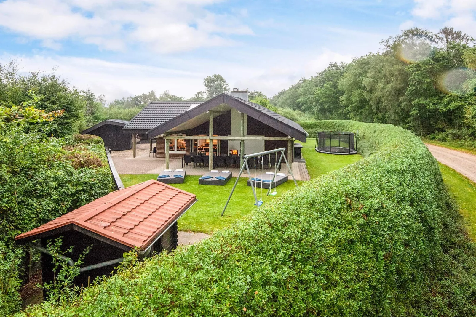 5 sterren vakantie huis in Fårvang-Buitenlucht