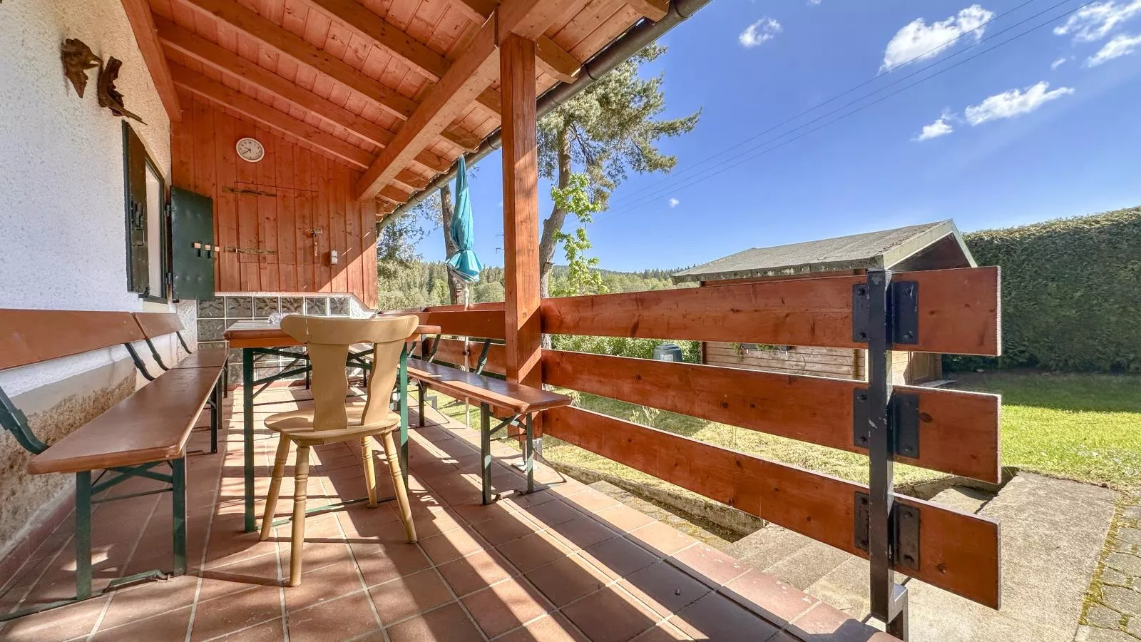 Rehberg Hütte-Terrasbalkon