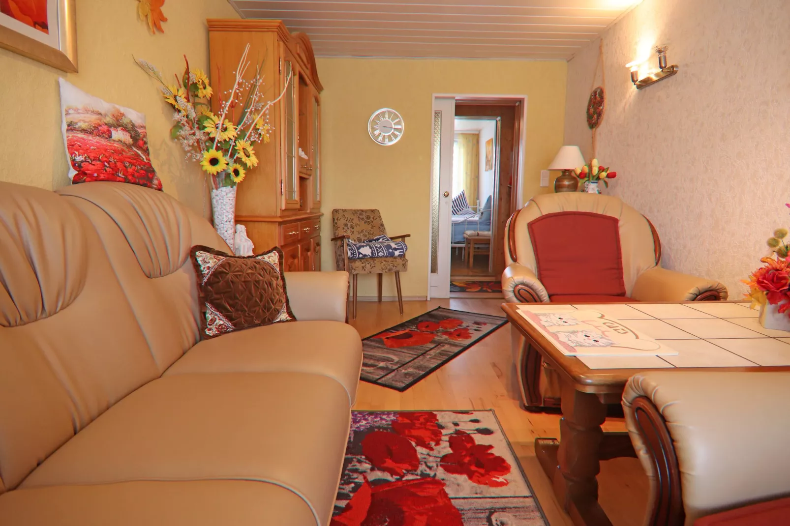 Ferienwohnung Kröpelin 4 P-Woonkamer