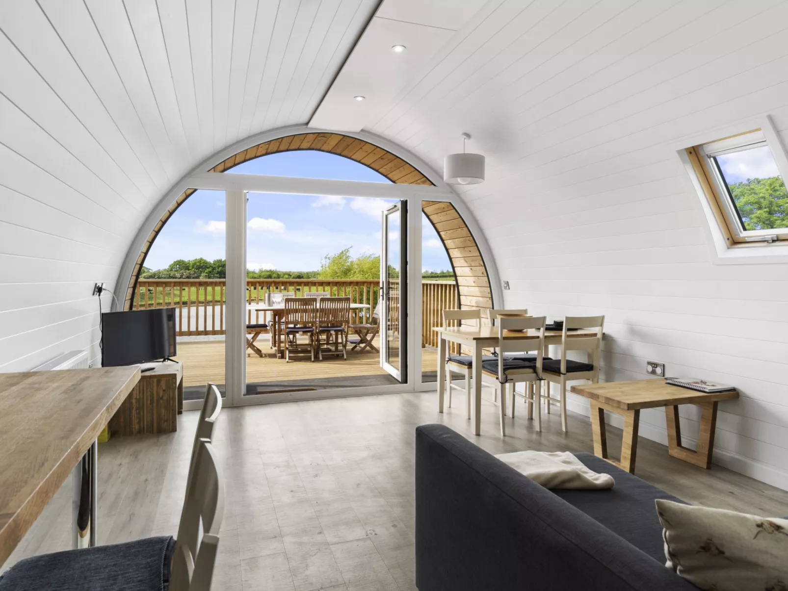 The Highland Camping Pod-Binnen