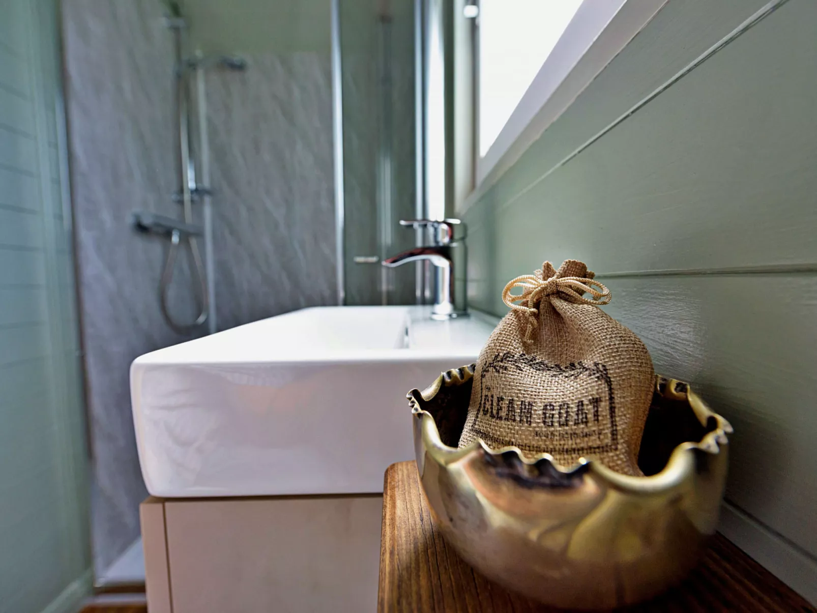 'Joan' Shepherds Hut-Binnen