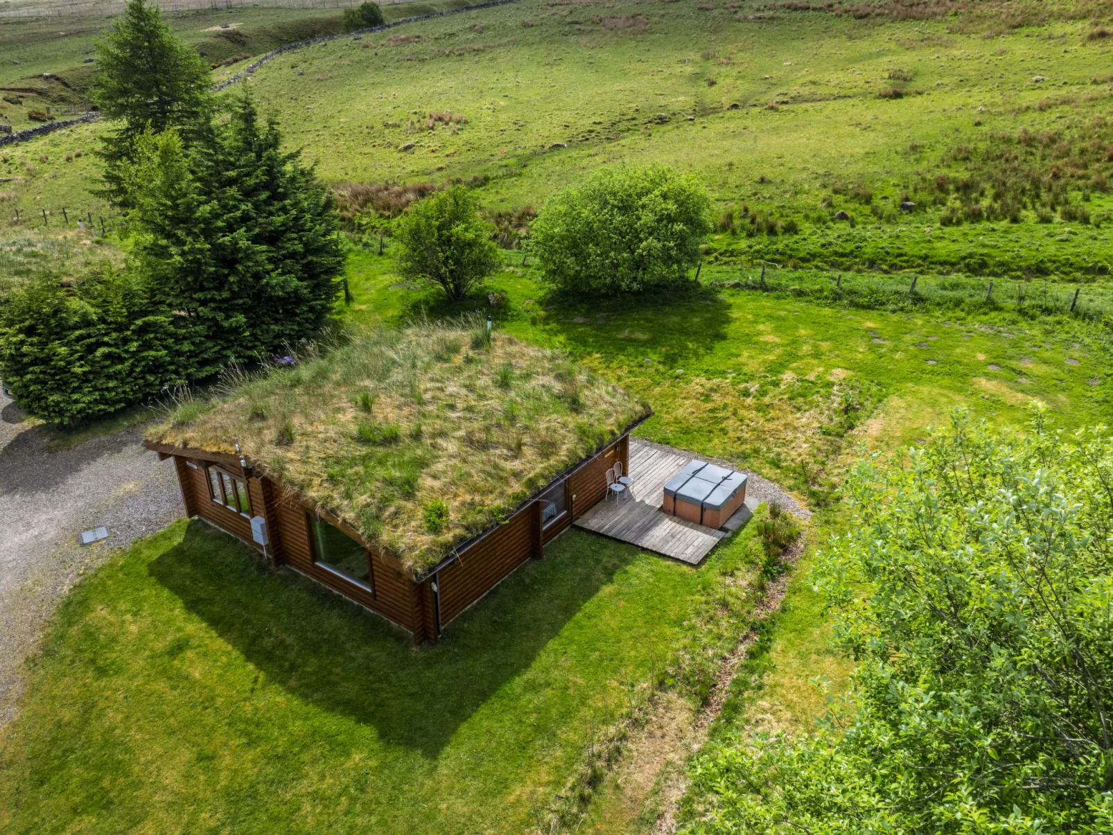 Cragdhu Log Cabin-Buiten