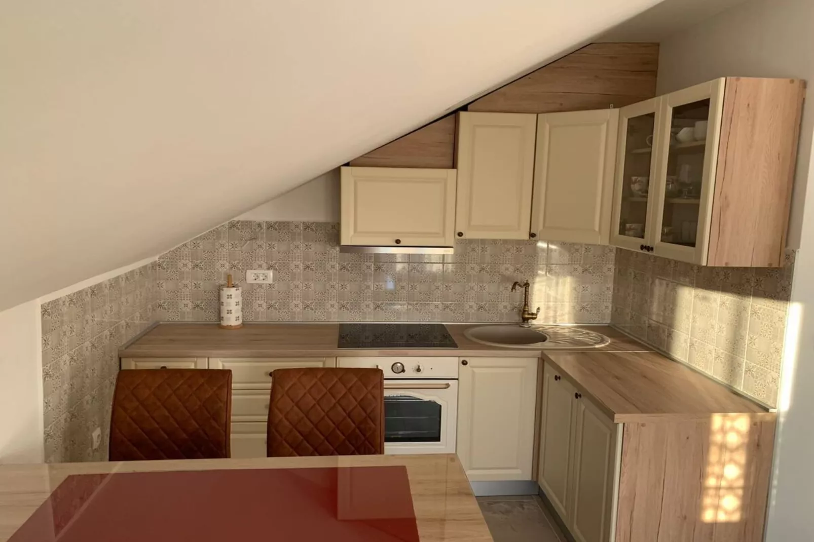 Apartment Bordoa de Macura with Bay View-Eetkamer