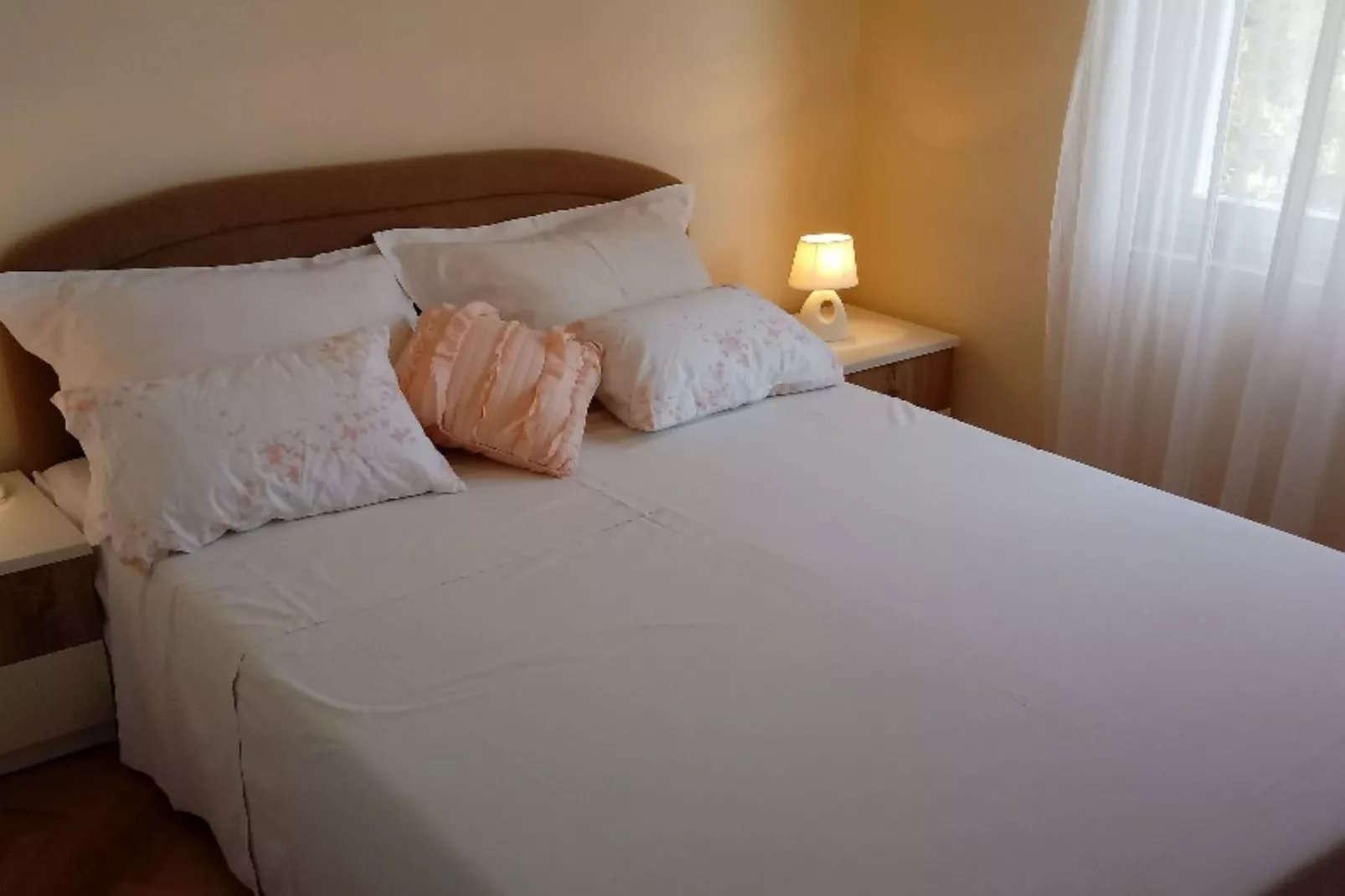 Apartments Jaman Dalmatica Čiovo - Two Bedroom Apartment with Sea View and Balcony-Slaapkamer