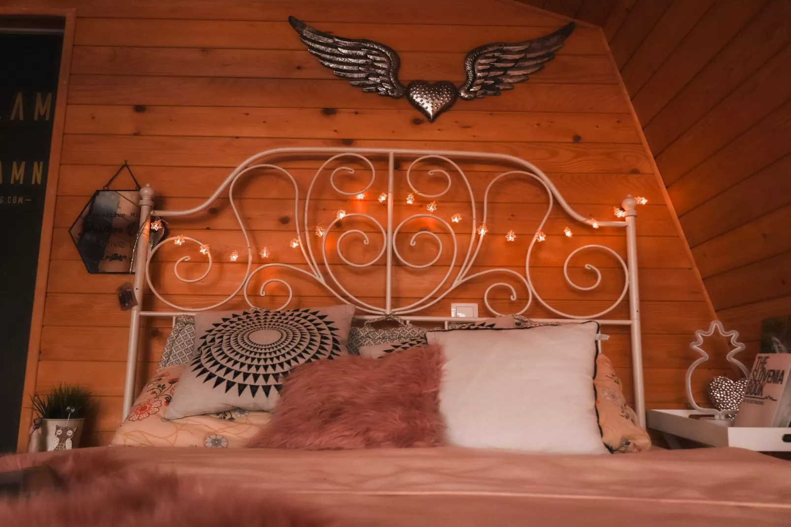 Rustic Refuge Glamping with Hot-Tub and Sauna - Double room with Terrace-Slaapkamer