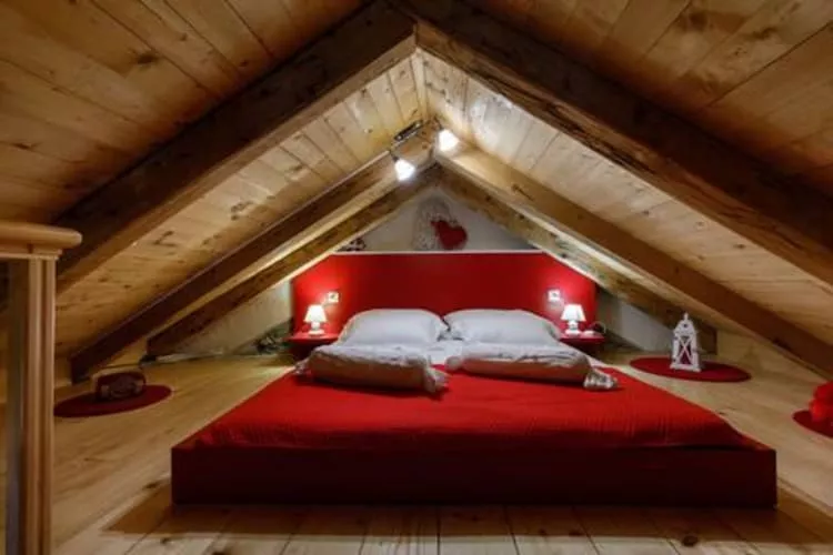 Holiday Home Lišnjak - Three Bedroom Holiday Home with Pool-Slaapkamer