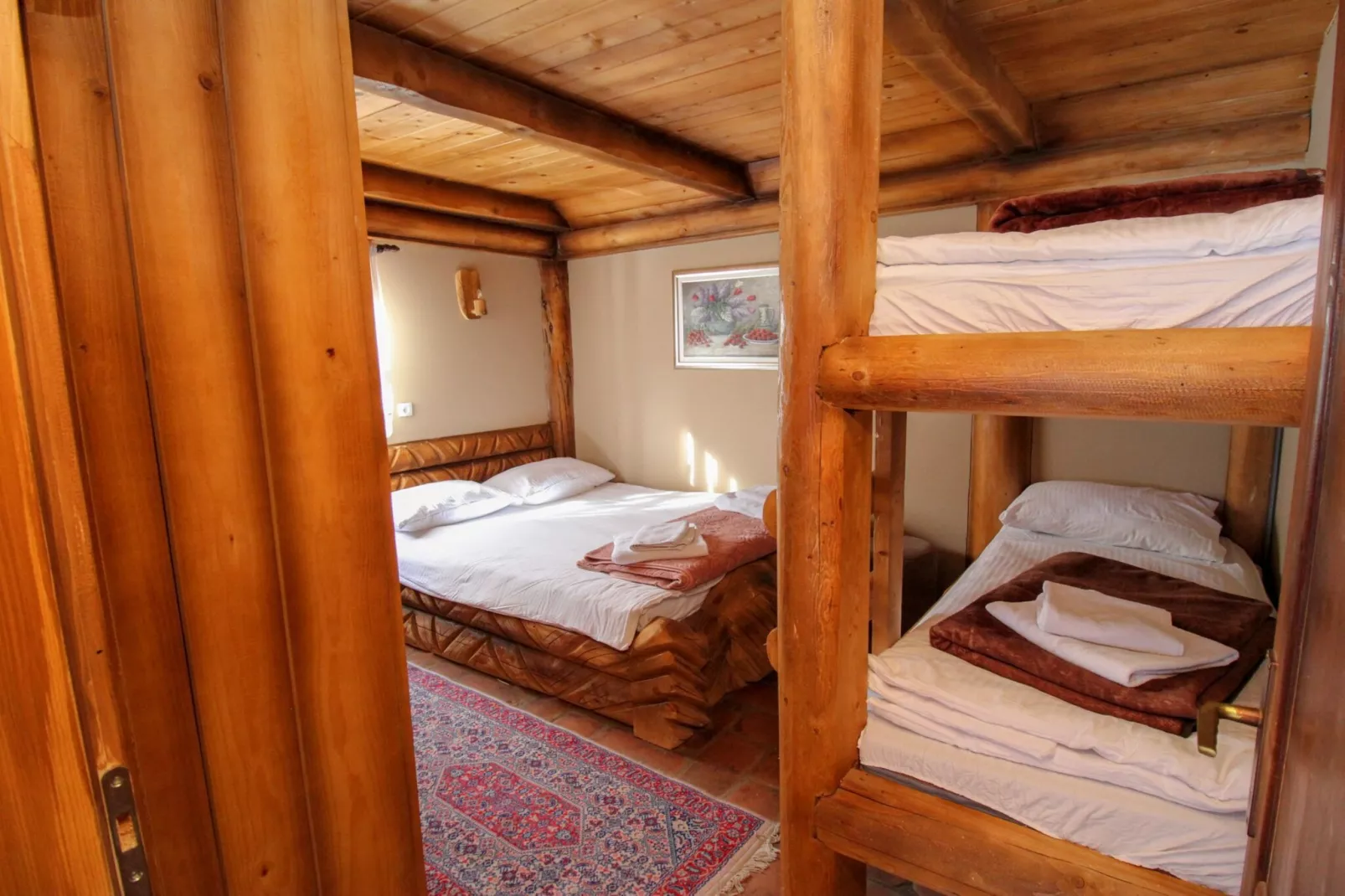 Ethno Village Dolina Mira - Two Bedroom Holiday Home (Romanija)-Slaapkamer