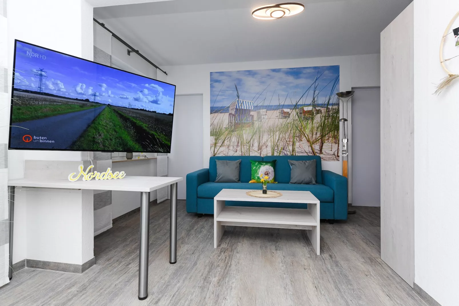 Haus Strandkorb 4-Woonkamer