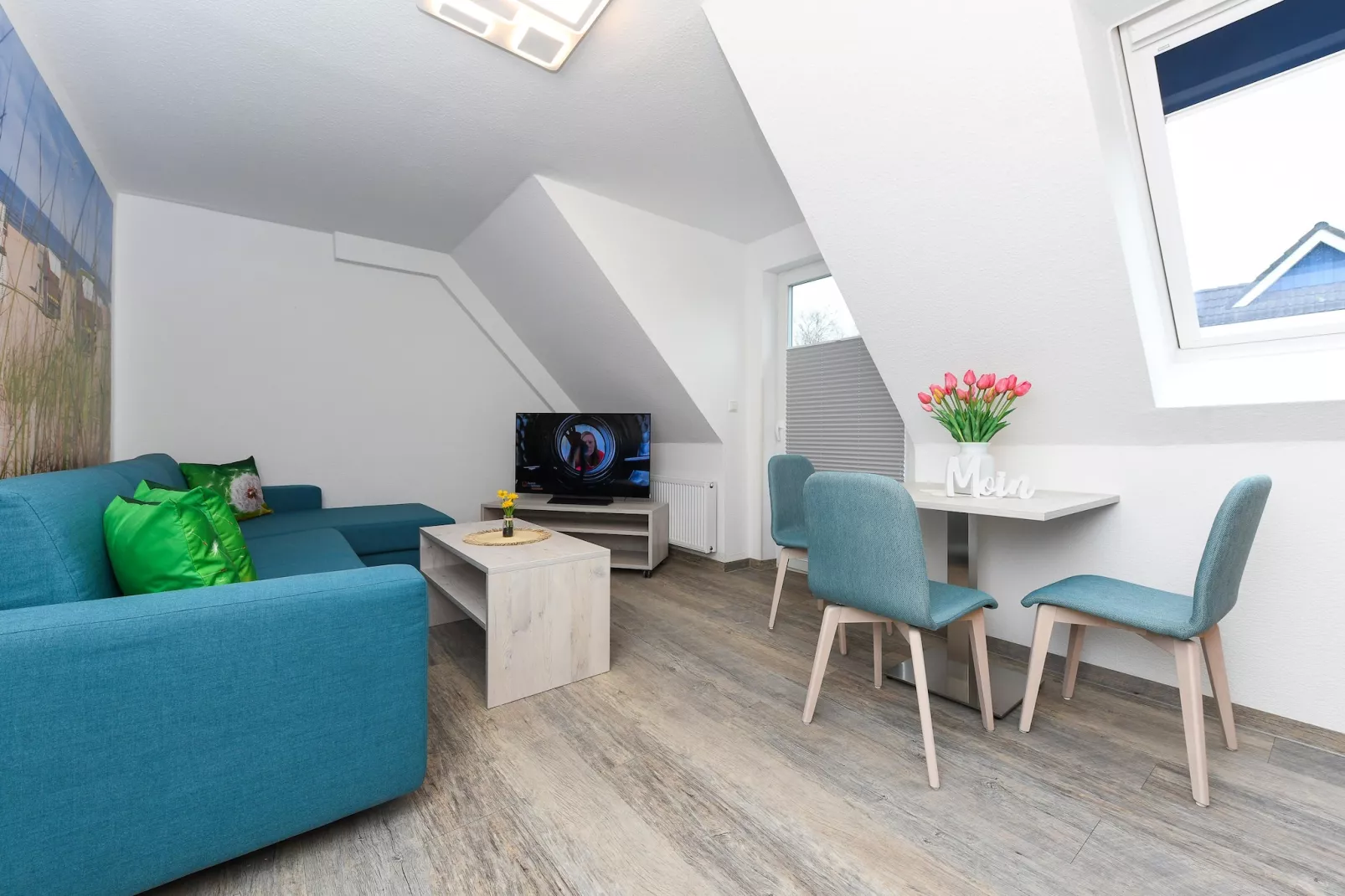 Haus Strandkorb 7-Woonkamer