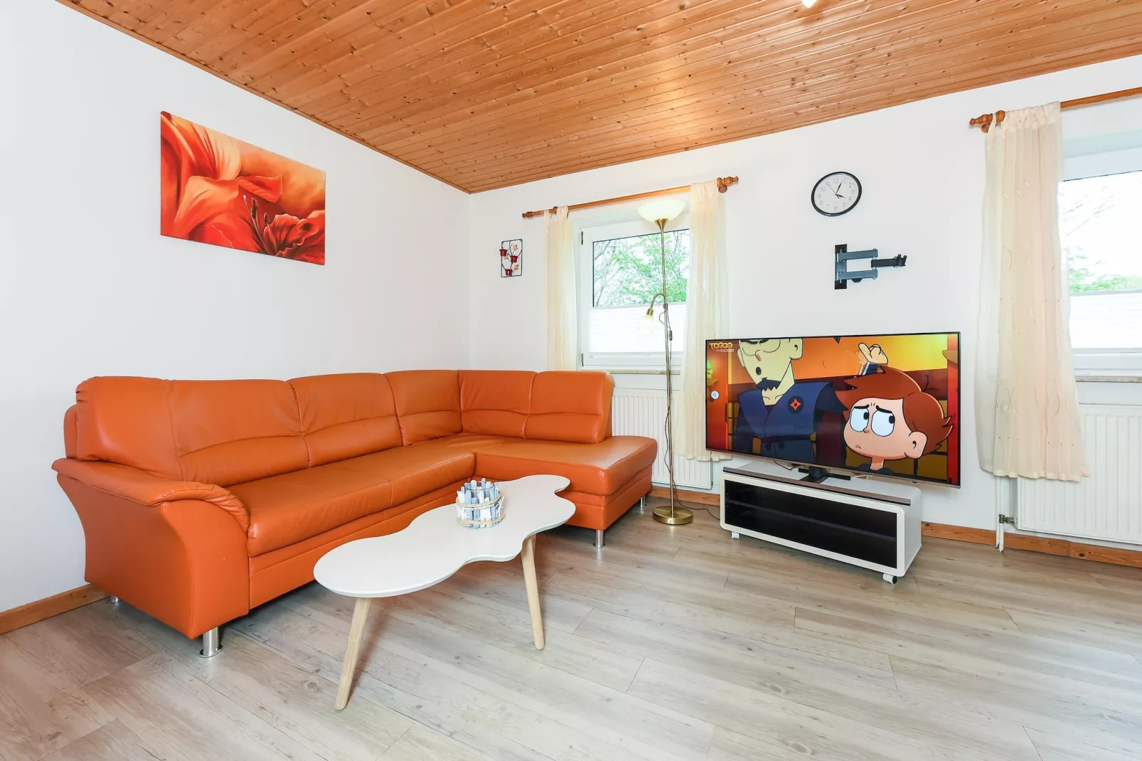 Flut Haus Hafeneck-Woonkamer