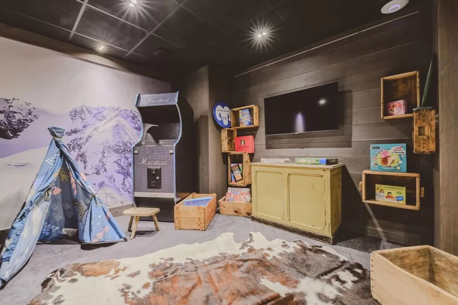 PLAN PEISEY Le Quartz A38S-Recreatieruimte