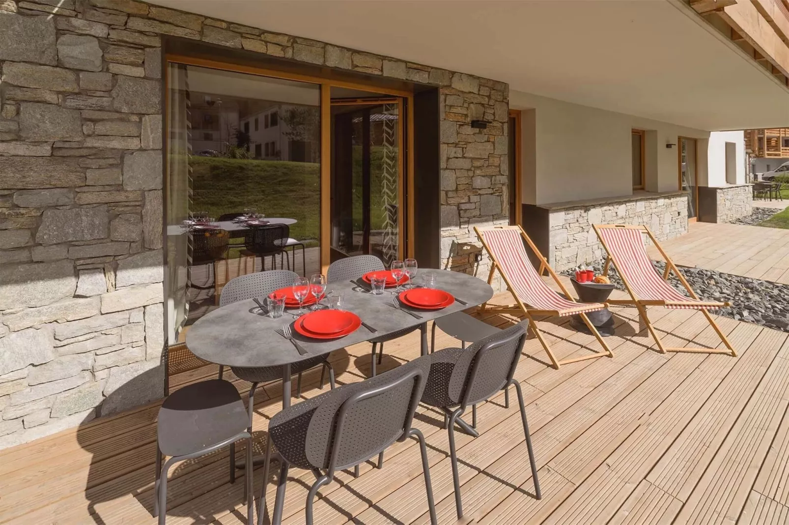 Residence L’ÉCLAT DES VÉRIAZ A48S - Terrasbalkon