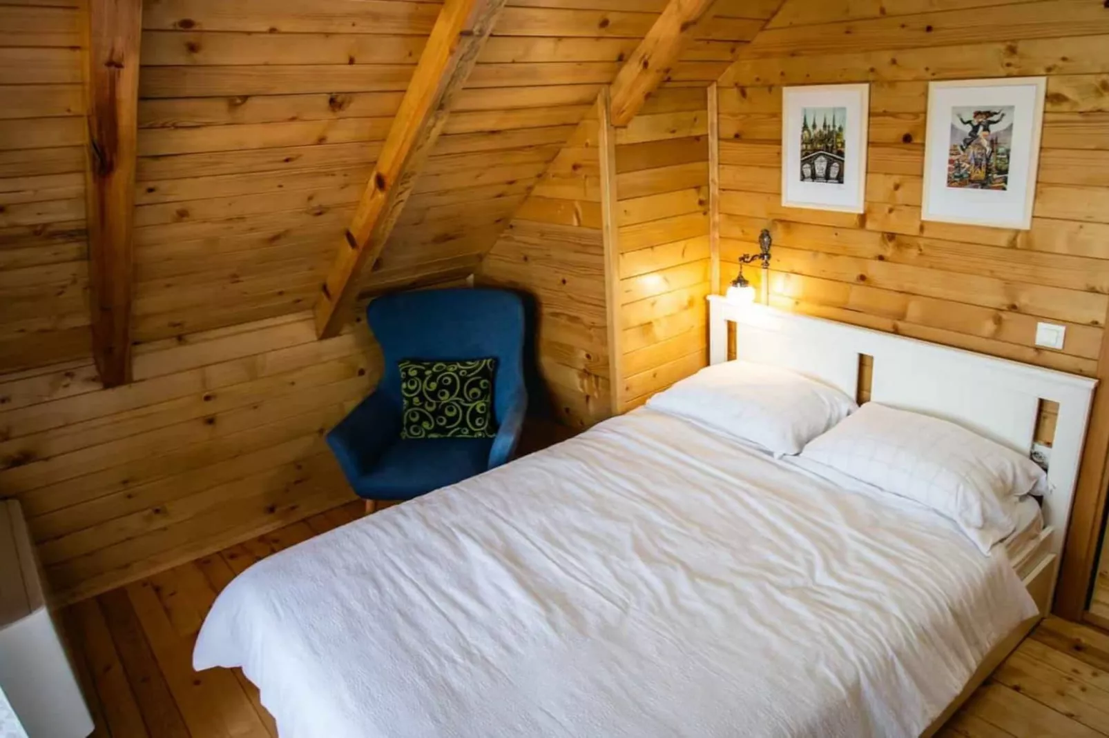 Wooden House Vučedol - Four bedroom villa-Slaapkamer