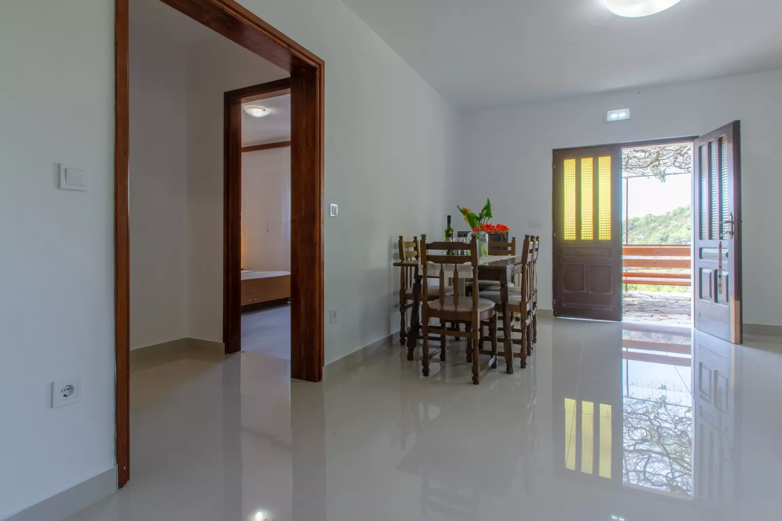 Panoramic Apartments Anić - Superior Two Bedroom Apartment with Terrace and Sea View (A1)-Eetkamer