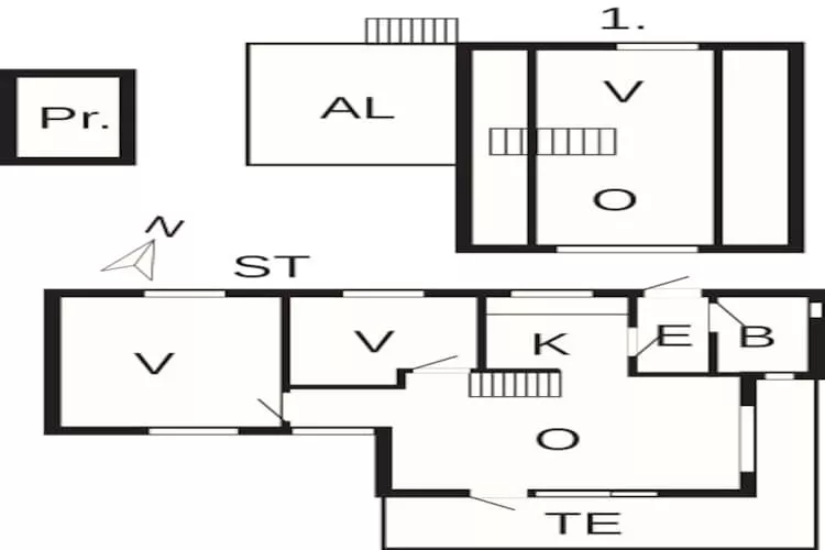 Panoramisch Fjordzicht -- By Traum Ferienwohnungen-Plattegrond