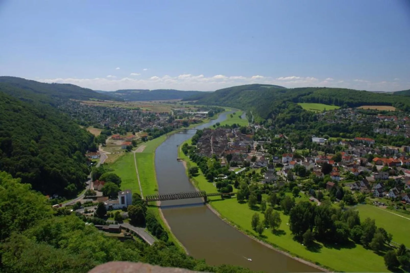 Weserbergland - Bad Pyrmont-Gebieden zomer 20km