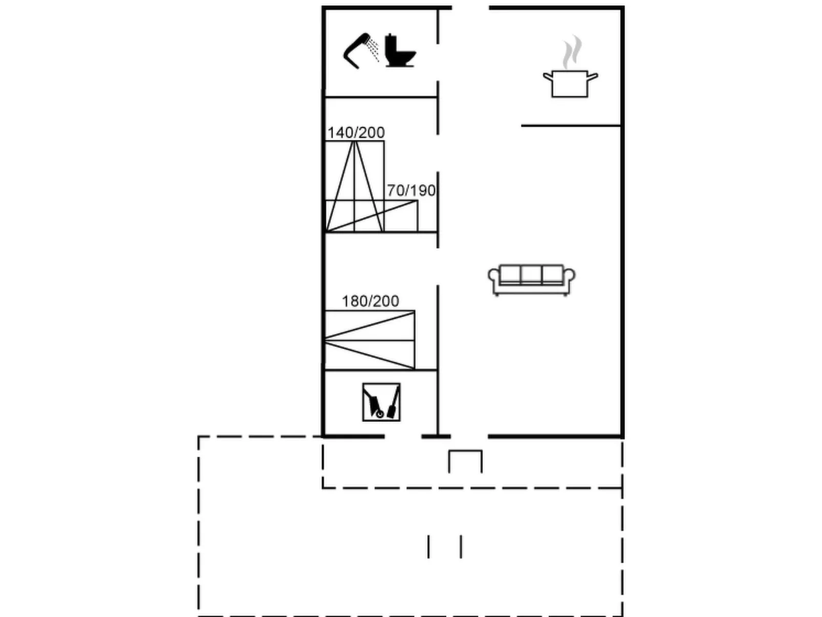 "Frender" - 800m to the fjord-Binnen