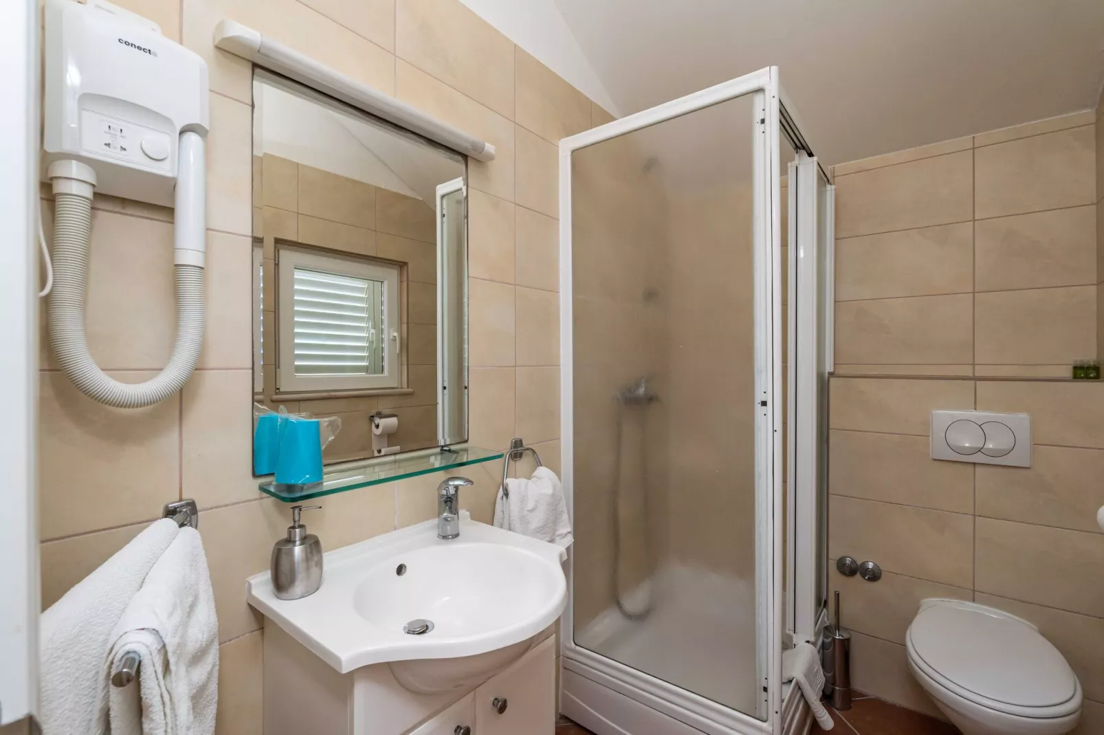 Villa Alegria Cavtat - Comfort Two Bedroom Apartment with Sea View (Apartment C)-Badkamer