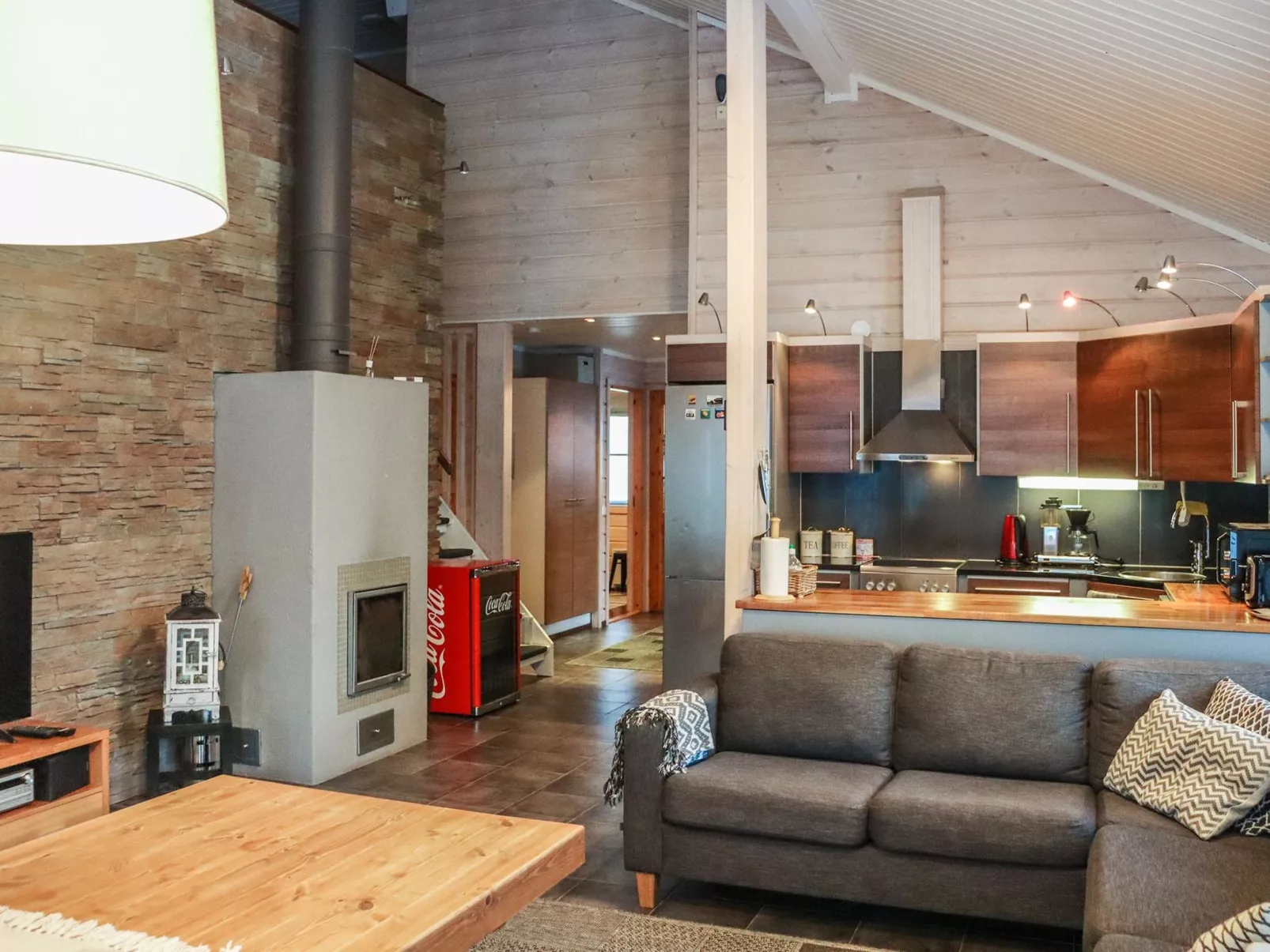 Aurinko-saaga 2 paritalo lasiterassihuon-Binnen