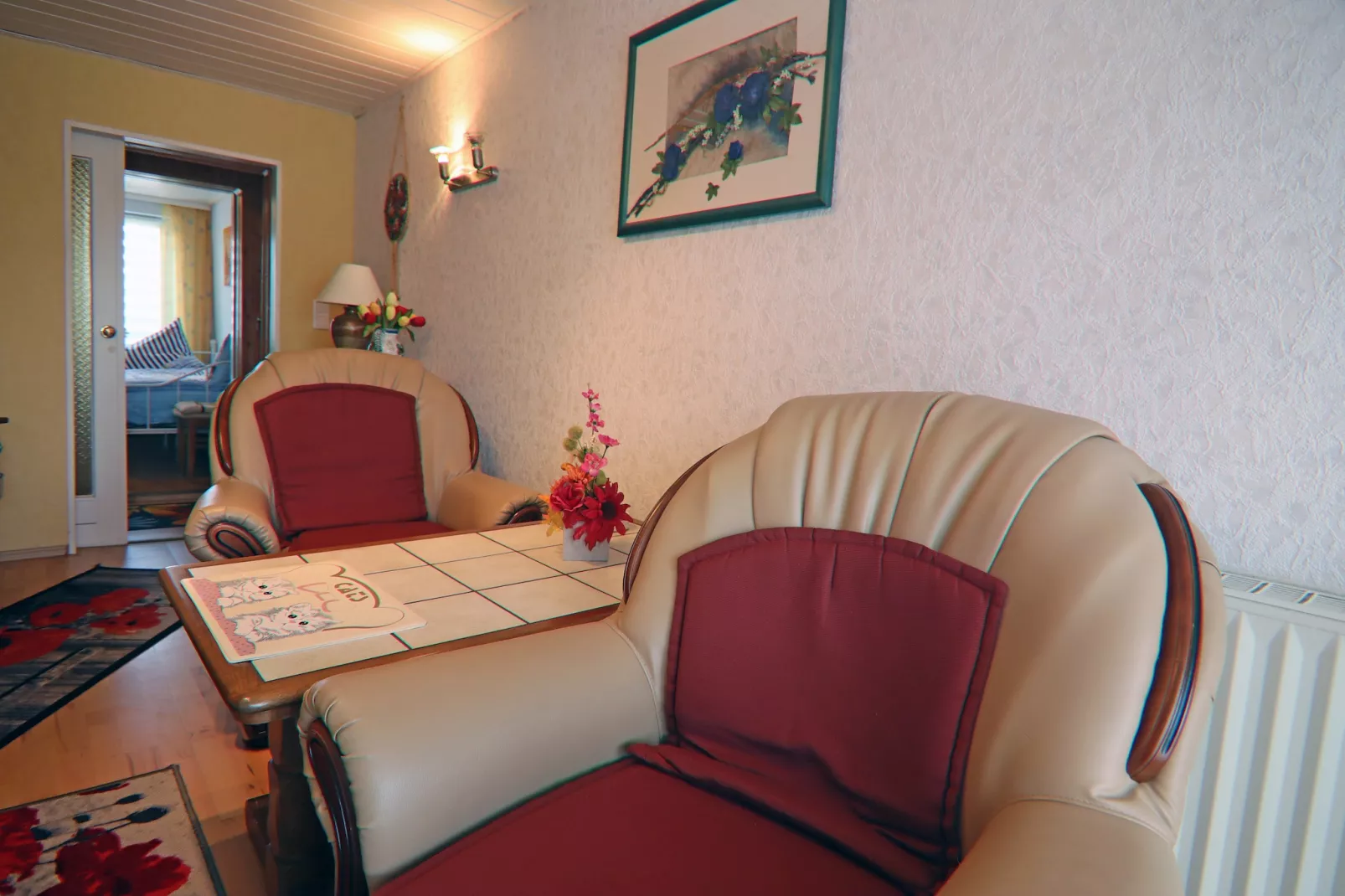 Ferienwohnung Kröpelin 4 P-Woonkamer