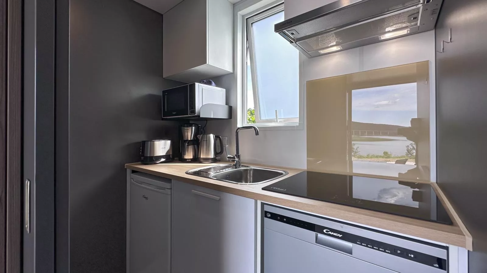 Feriendorf Seeblick - Tiny Chalet Nr 10-Keuken