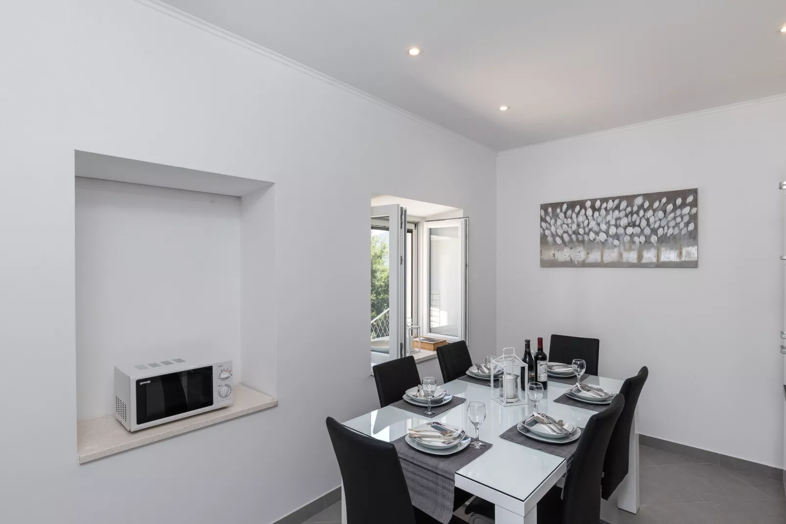 Holiday Home Monika - Two Bedroom Holiday Home with Terrace and Sea View-Eetkamer