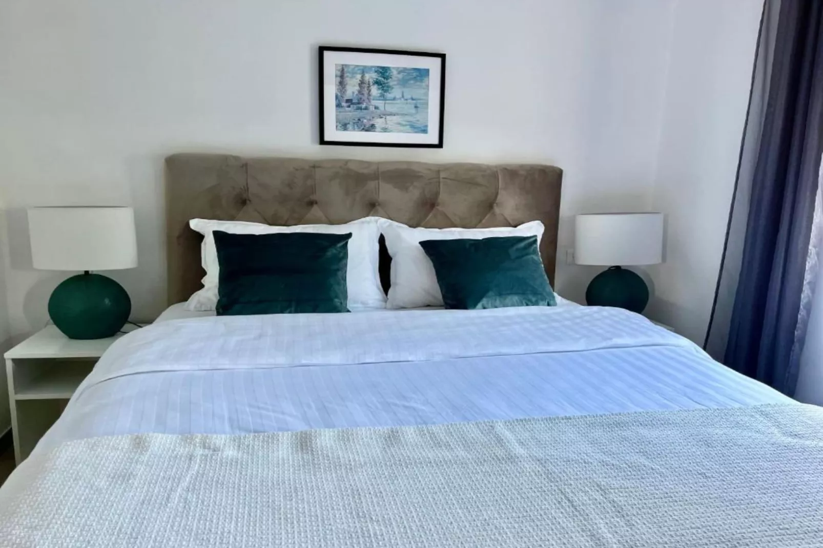 Apartments Fortuna - One Bedroom Apartment with Balcony (2)-Slaapkamer